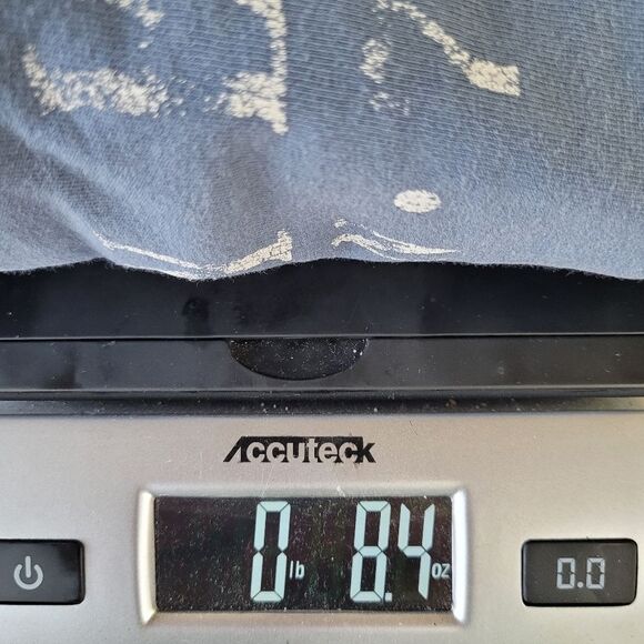 Breezin' Up Size XL Blue Spray Beach Men's T-Shirt - Picture 7 of 7